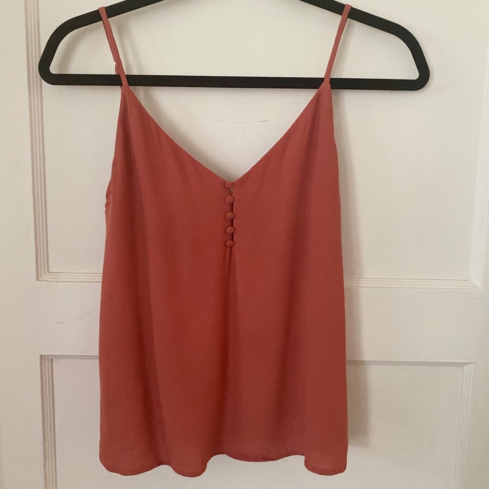 Stradivarius orange cami top